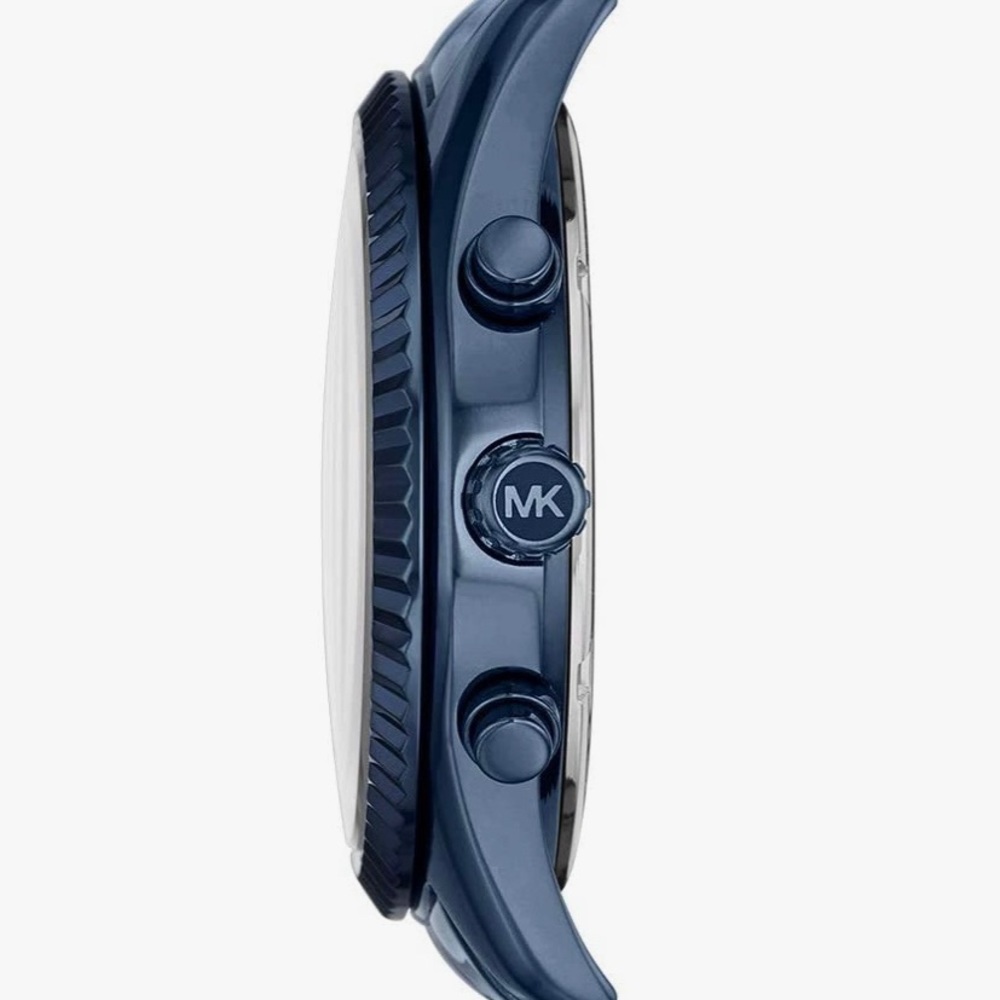 🔥 Michael Kors Watch Lexington Blue Chrongraph - Picture 4 of 6